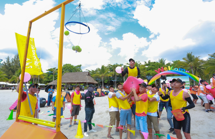 Những trò chơi team building bãi biển siêu hay hấp dẫn nhất mùa hè 2024 18 thong diep chien thang