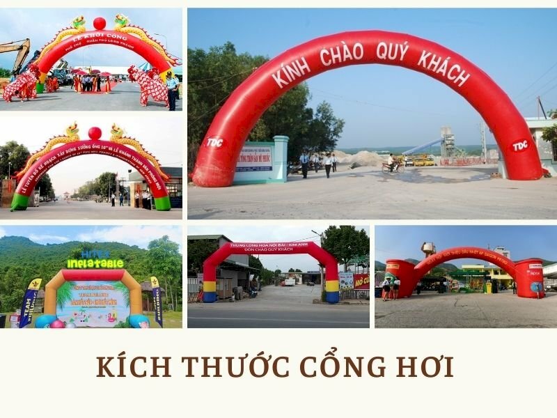 Dịch vụ cho thuê cổng hơi và rối hơi giá rẻ 5 kich thuoc cong hoi 19 10 26 31
