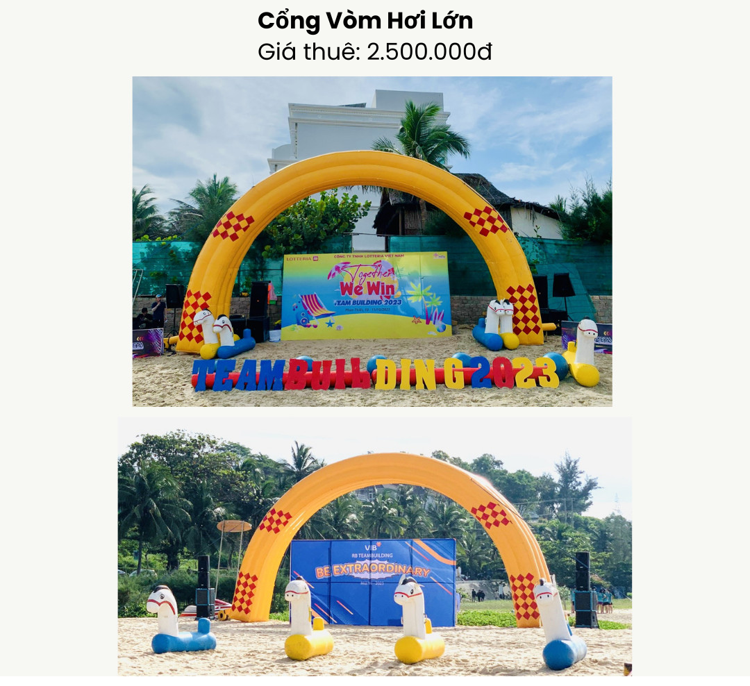 Dịch vụ cho thuê cổng hơi team building, cổng hơi sự kiện 7 19