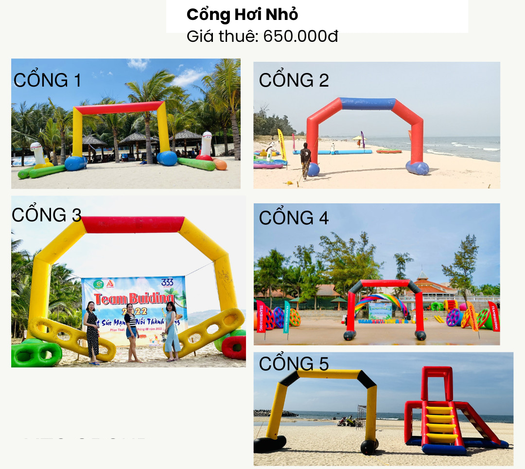 Dịch vụ cho thuê cổng hơi team building, cổng hơi sự kiện 5 21