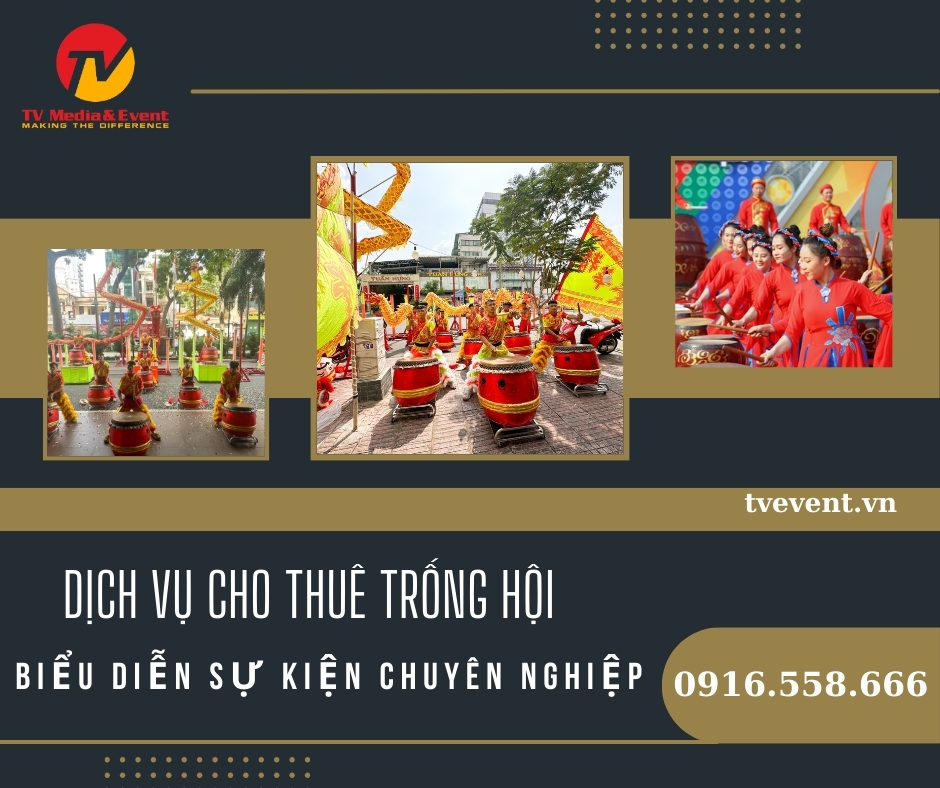 Dịch vụ cho thuê trống hội biểu diễn sự kiện chuyên nghiệp 1 Dịch vụ cho thuê trống hội biểu diễn sự kiện chuyên nghiệp