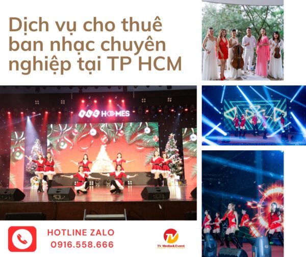 dịch vụ cho thuê ban nhạc tại HCM