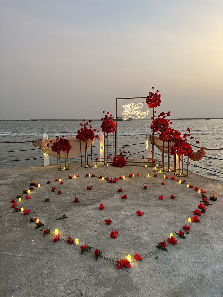 Dịch vụ trang trí cầu hôn - tạo khoảnh khắc ngọt ngào và lãng mạn 6 trang tri cau hon ngay ky niem