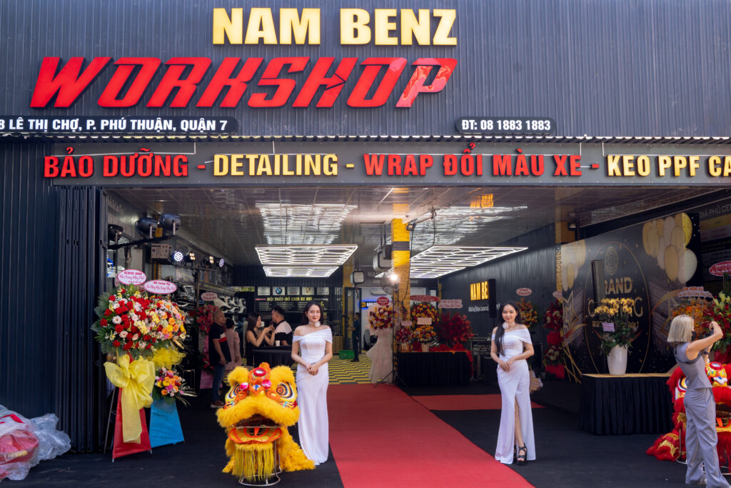 Dịch vụ trang trí khai trương trọn gói uy tín - chuyên nghiệp 6 trang tri cong chao