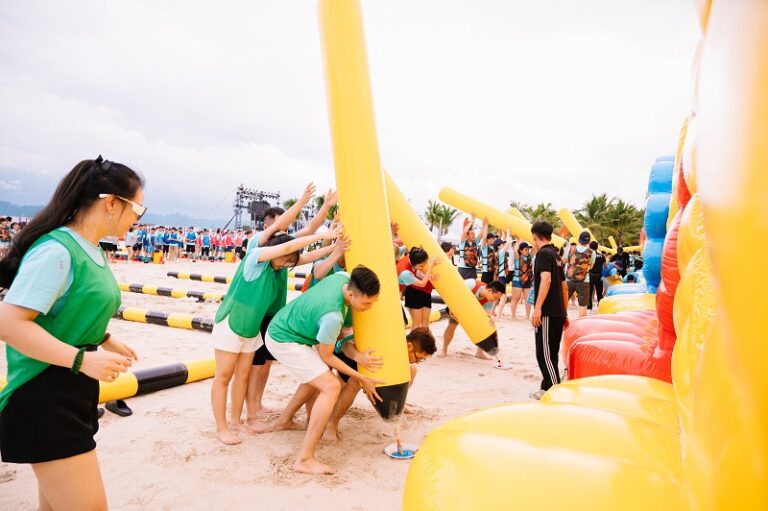 tổ chức teambuilding ở Biển Vũng Tàu