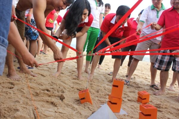 Cho thuê dụng cụ teambuilding mới lạ hấp dẫn Thái Bình