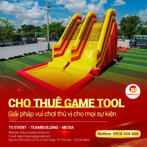 Dịch vụ cho thuê nhà hơi trượt nước Giải pháp vui chơi thú vị cho mọi sự kiện