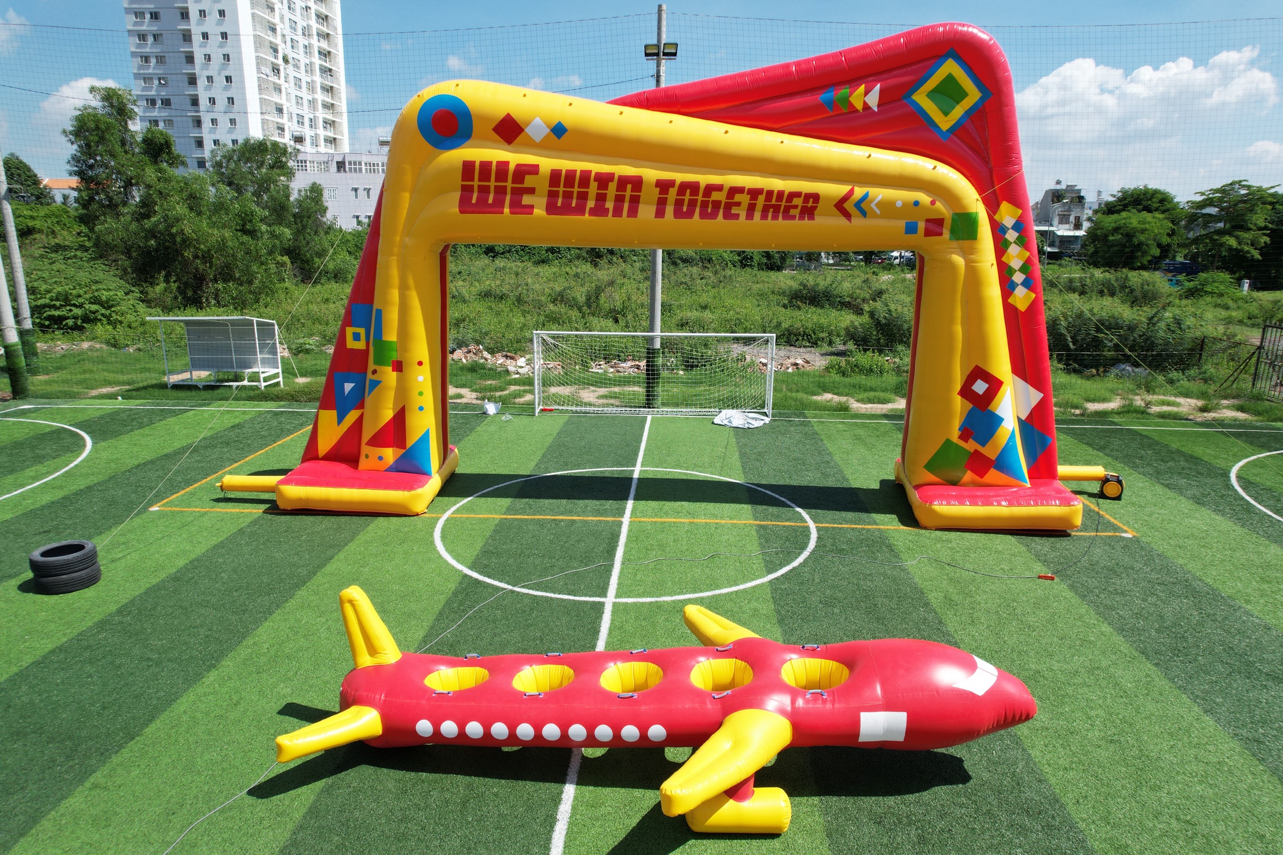 Dịch vụ cho thuê cổng hơi team building, cổng hơi sự kiện 2 cho thue game tool 23