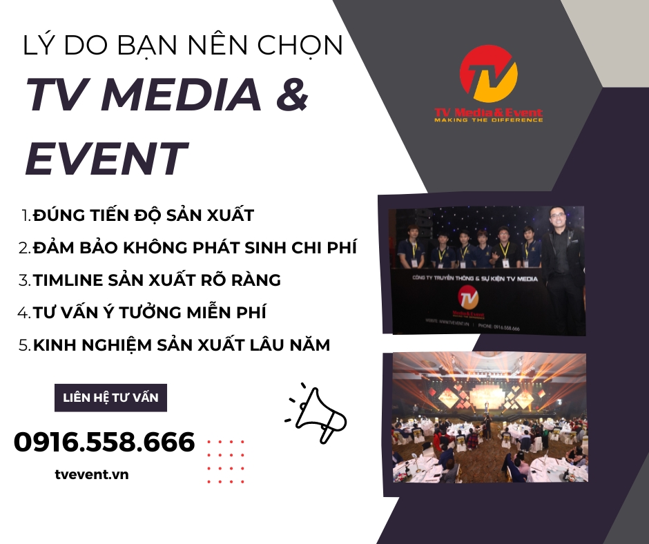 lý do bạn nên chọn TV Media & Event