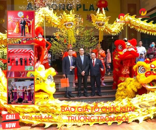 Báo giá tổ chức khai trương trọn gói mới nhất năm 2024