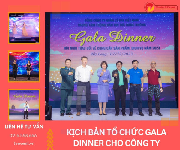 kịch bản tổ chức gala dinner cho công ty