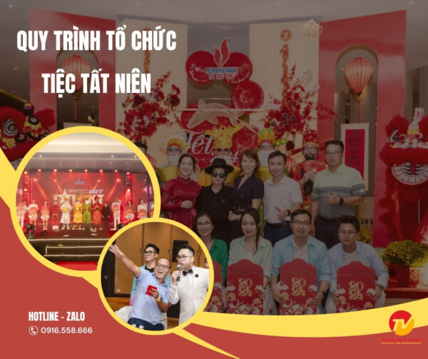 Quy trình tổ chức tiệc tất niên
