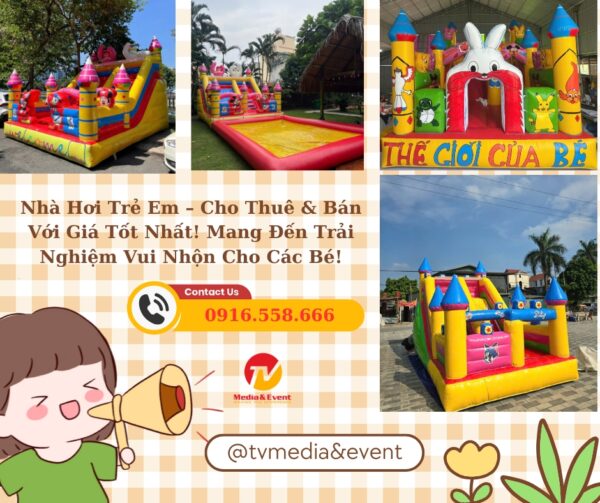 cho thuê nhà hơi trẻ em