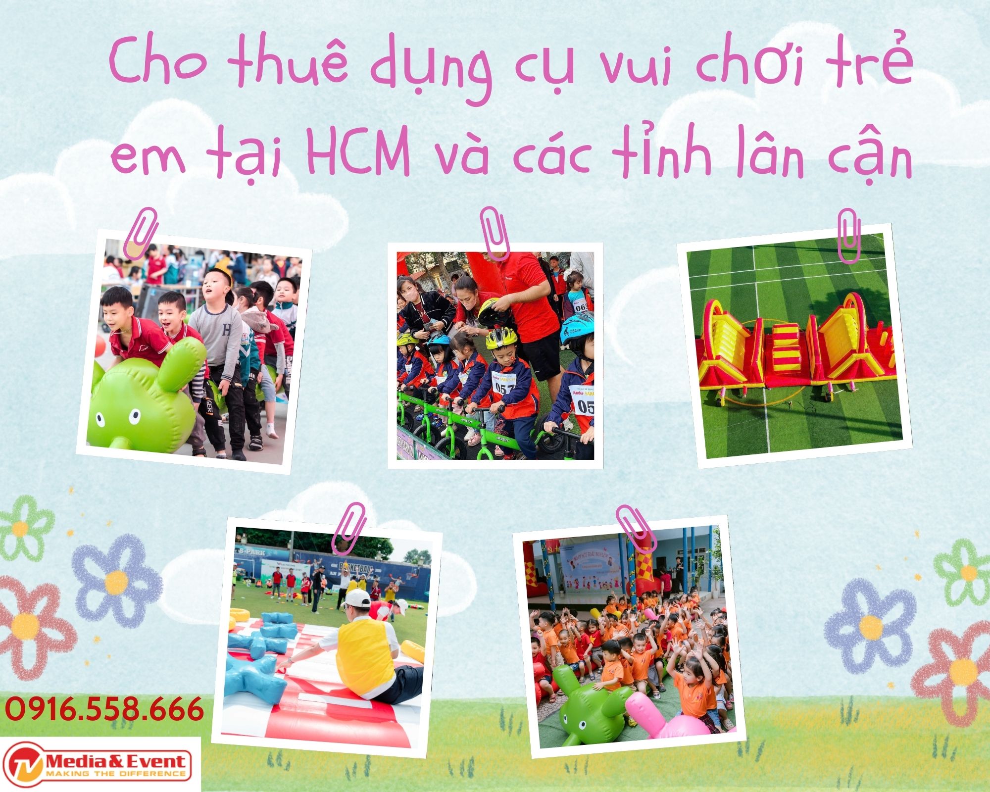 Cho thuê dụng cụ vui chơi trẻ em tại HCM và các tỉnh lân cận Cho thuê dụng cụ vui chơi trẻ em tại HCM và các tỉnh lân cận