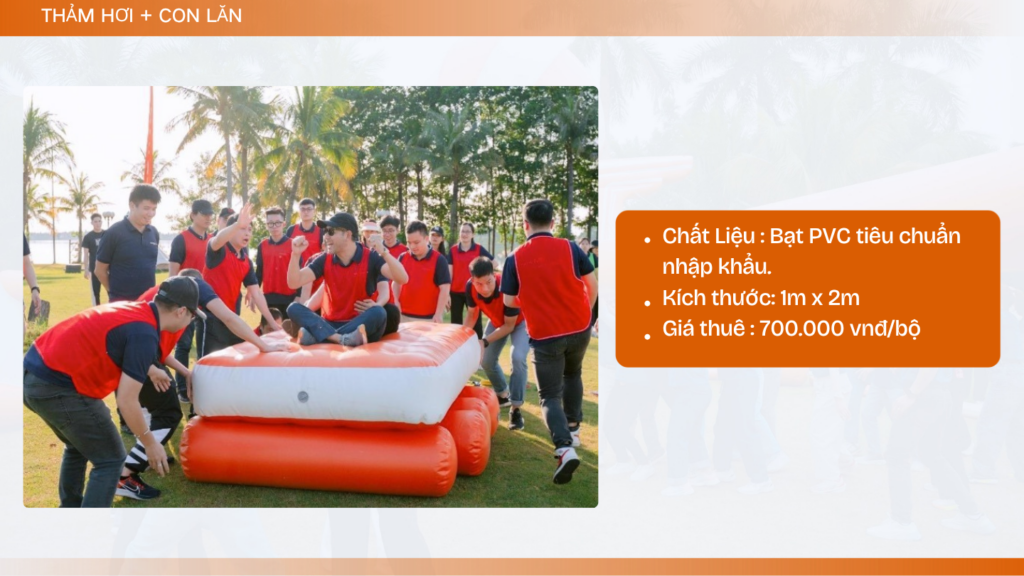 5 Cho thuê trò chơi teambuilding