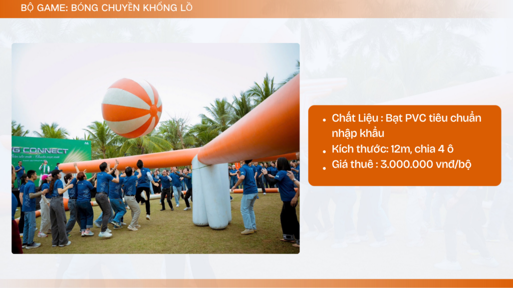 8 Cho thuê trò chơi teambuilding