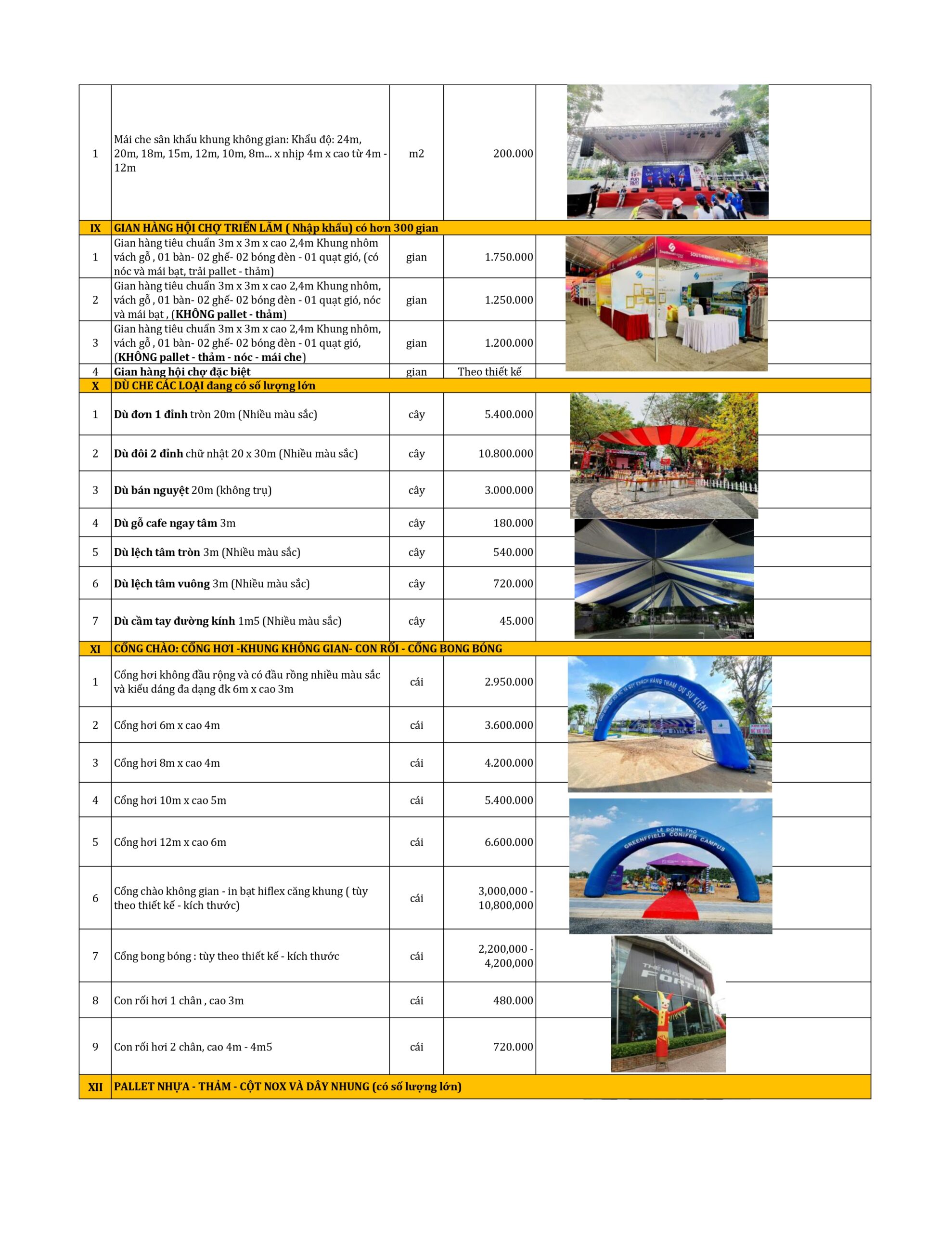 Báo giá thiết bị sự kiện khu vực TPHCM và các tỉnh lân cận 19 BANG GIA CHO THUE THIET BI TO CHUC SU KIEN page 0005 scaled